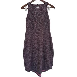 Prana Emerald Lake Dress In Deep Pine Spots Women's Activewear Dress S